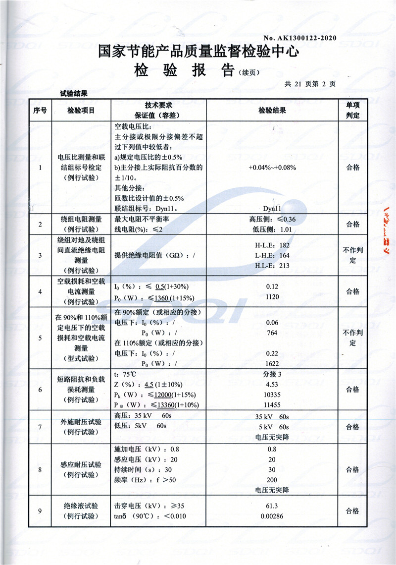高低压试验报告-S11-1250都匀都匀都匀油浸式变压器-2.jpg